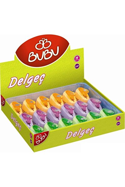 Bubu Bu-bu Şekilgeç 3-4 Craft Punc 00019 00019 (1 Paket 18 Adet)