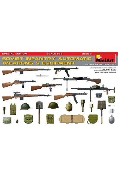 MiniArt Sovyet Piyadesi Otomatik Silahlar Ve Ekipman, Özel Sürüm