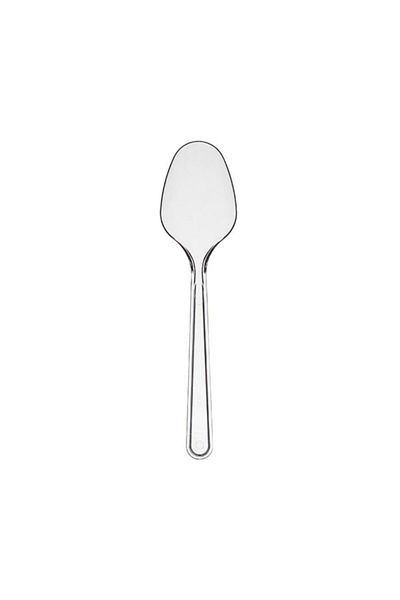 Poppy Plastic Sub Spoon 6000 Pieces (1 Box) Transparent