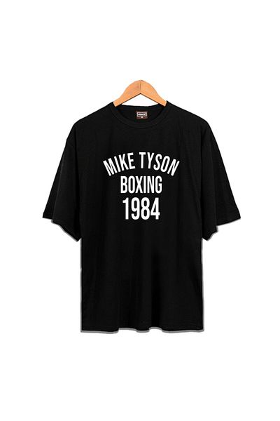 Venice Unisex Zokawear Black Mike Tyson Boxing 1984 T-shirt