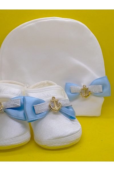BUKAWEAR Newborn Baby Shoes Hat Set of 2 Boys Suit