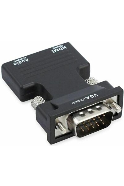 Alfais 4499 Ses Destekli Hdmi To Vga Monitör Çevirici Dönüştürücü Adaptör