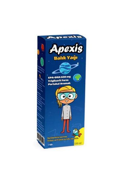 Apexis Multi Vitamin Syrup 150 ml + Fish Oil 150 ml