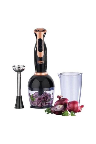 Stilevs Mago Plus Black-copper Hand Blender Set
