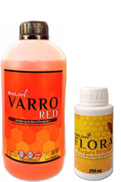 BEELOVE Atarlar Arıcılık Varro Red 1000 Ml Ve Flora Süper Protein 250 Ml (1'e...