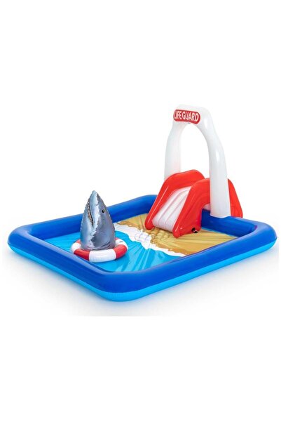 BESTWAY Mavi Köpekbalık Kaydıraklı Havuz
