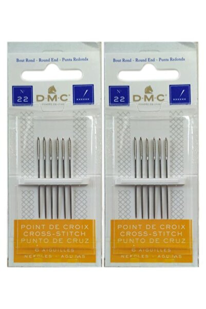 Dmc 1771/1 Kanaviçe Etamin Iğnesi Iğne Oyası No 22 2 Adet 6'lı Paket