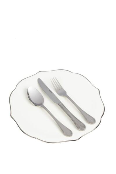 Mikasa Moor Bianca Mirror 90 Piece Fork Spoon Knife Set