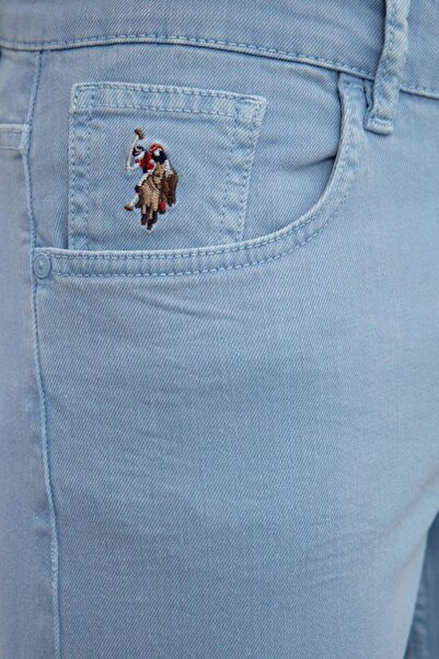 U.S. Polo Assn. Erkek Açık Indigo Slimfit Chinos Pantolon Marky 073