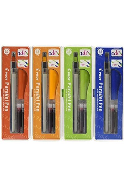 Pilot Paralel Pen Set, 1.5 2,4 3,8 6,0 Ml.1 Paket Kartuş Ve Kaligrafi Defter ...