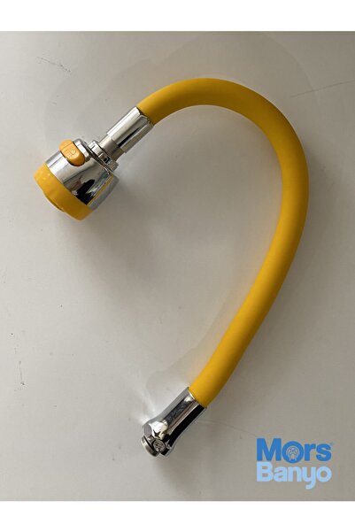 Atlantech 1.kalite Esnek Kıvrılabilir Renkli (SARI) Silikon Musluk Bataryası ...