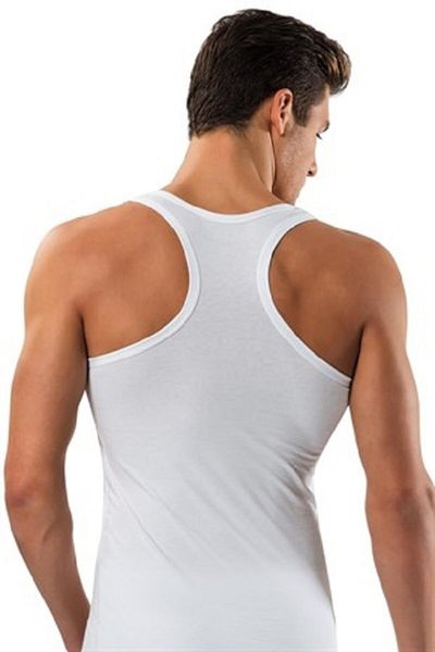 Tutku Ανδρικό λευκό αθλητικό εσώρουχο 7 Pack Cotton Rib