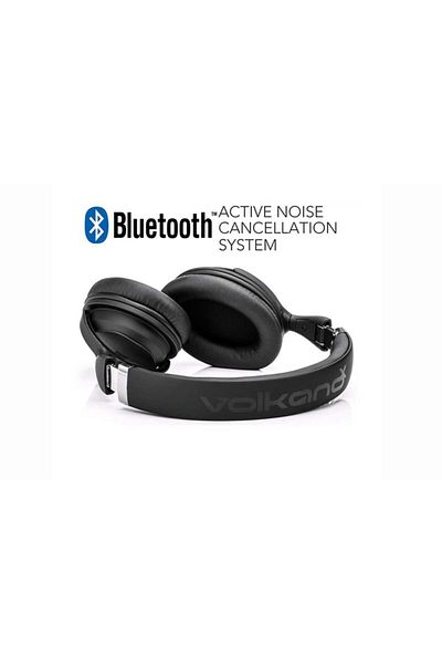 Volkano Aktif Gürültü Önleyici Bluetooth Kulaklık إلغاء الضوضاء النشط Siyah