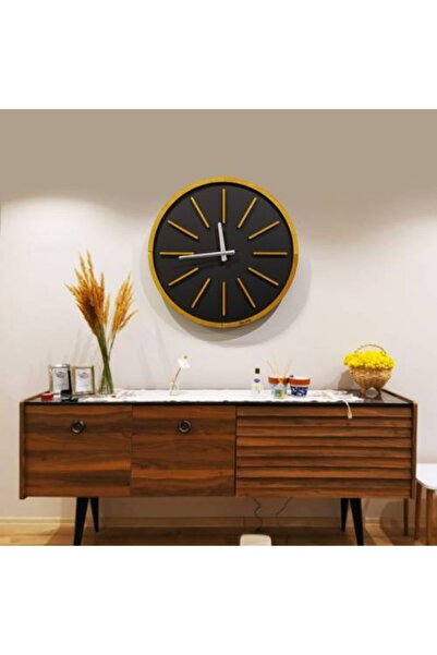 RacartShop Ahşap Duvar Saati - 50 (60x60 Cm)
