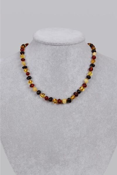 Saff Doğal Taş قلادة الطفل العنبر المعتمدة قطرة العنبر201610