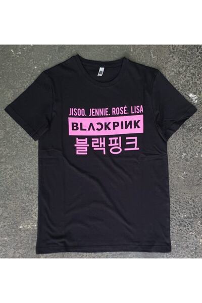 GC GÖKHAN CLUB Μαύρο μπλουζάκι Blackpink Unisex
