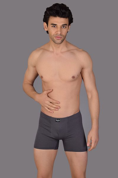 SOLFEJ BOXER Ανδρικό μπόξερ - Σολφέζ, λάστιχο βαμβάκι και λύκρα, καπνιστό