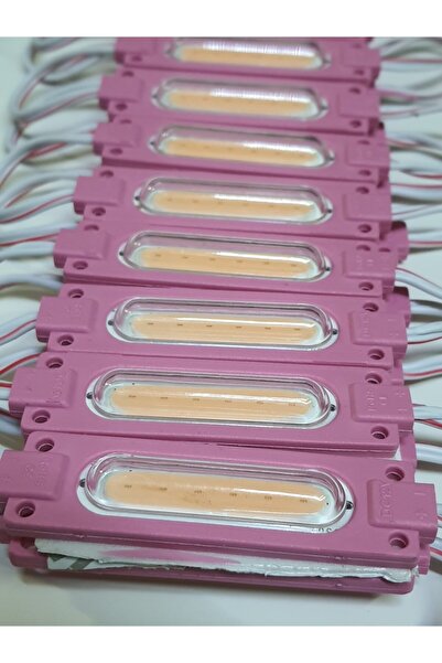 3M Cob Led Modül Lensli 2w Pembe Renk(10adet)