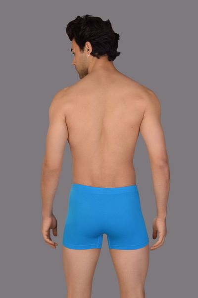 SOLFEJ BOXER Μπλε ανδρικό μπόξερ - Σολφέζες, λάστιχο βαμβάκι και λύκρα
