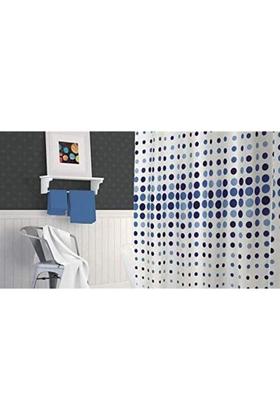 Evdy Perdeau de duș Set huse mașină de spălat 4961 aripă dublă 2x100x200cm