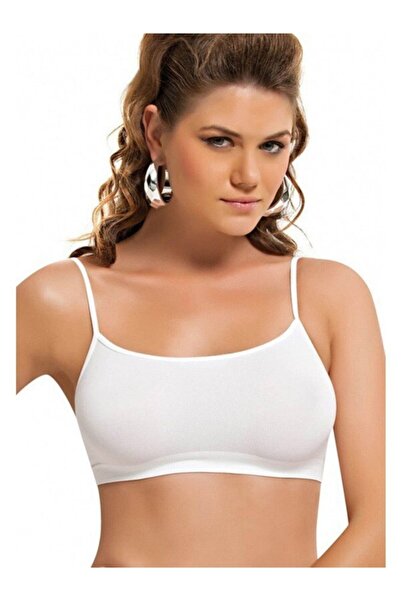 NBB White Thin Strap Women's Bustier - 2415