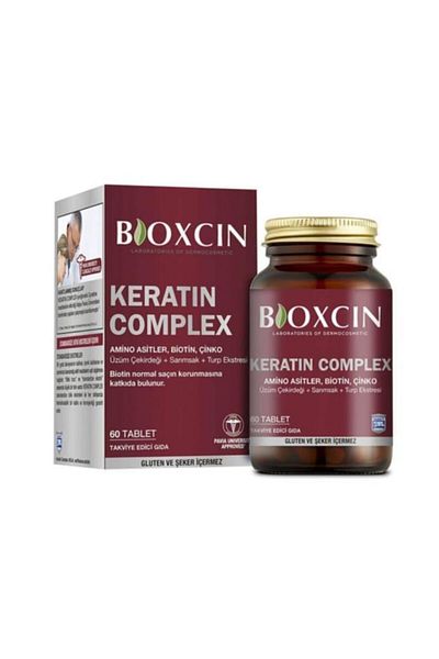Bioxcin أقراص مكملة غذائية من فورت كيراتين كومبلكس (60 قرصًا)
