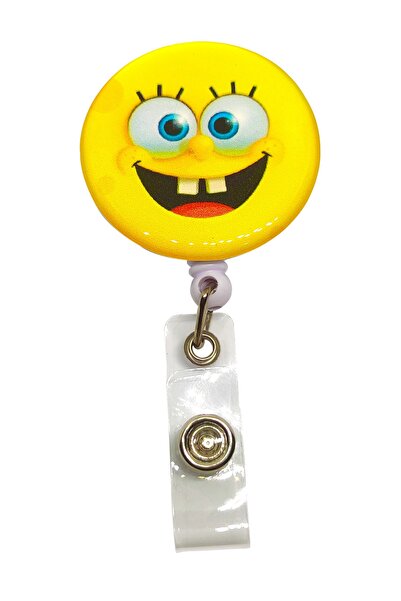 StormiStoretr حامل بطاقة يويو وشارة اسم مطبوعة بتصميم قطرات الإسفنج