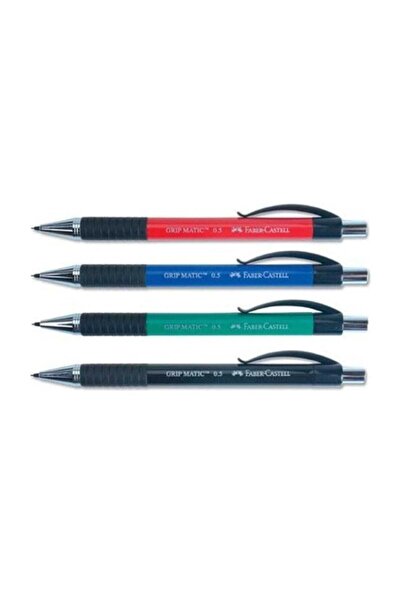 Faber Castell Faber-Castell Grip Matic 1318 Versatil Kalem 0.5 Mm Kırmızı /