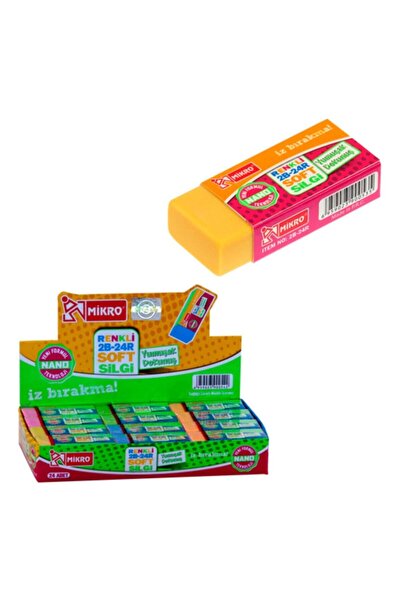 Mikro Silgi Pastel 2b-24 M2b24p (24 Lü Paket)