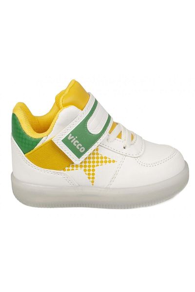 Vicco Unisex Çocuk Beyaz 220.b20k.106 Bebe Işıklı  Spor Sneaker