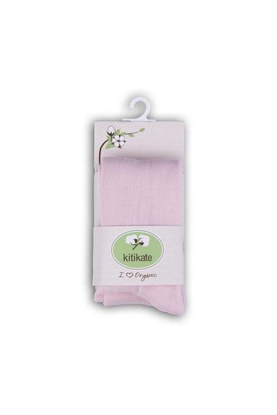 kitikate Pink Organic Basic Baby Panty Socks