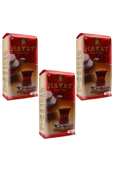 Güzel Çay Hayat Gold Tea - 500 gr Deal (X3 Pieces)