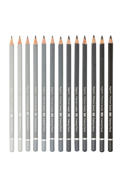 Bigpoint 4B Graduated 12-Piece Pencil Case