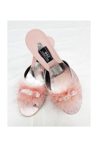 GC Γυναικείες παντόφλες Stoned Feather Stone Platform 215