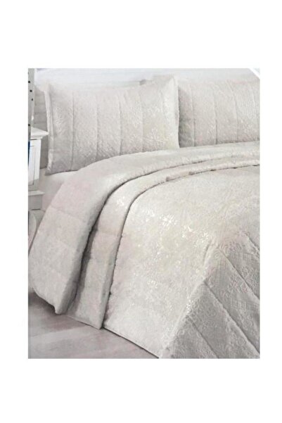 Merinos Yatak Örtüsü Çift Kişilik Ipeksoft Bade Kemik
