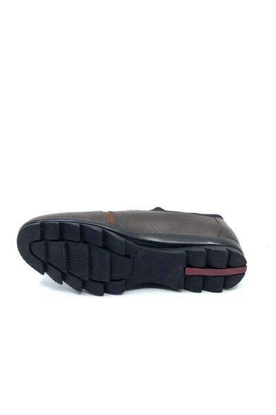 Fosco Hakiki Deri Casual Kahverengi Kauçuk Taban Erkek Kışlık Ayakkabı 8580 553 636