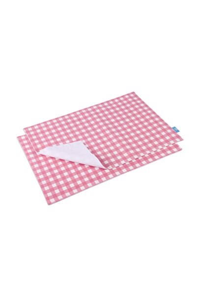 Bc Home Ekose Amerikan Servis - Pembe 35X50 Cm
