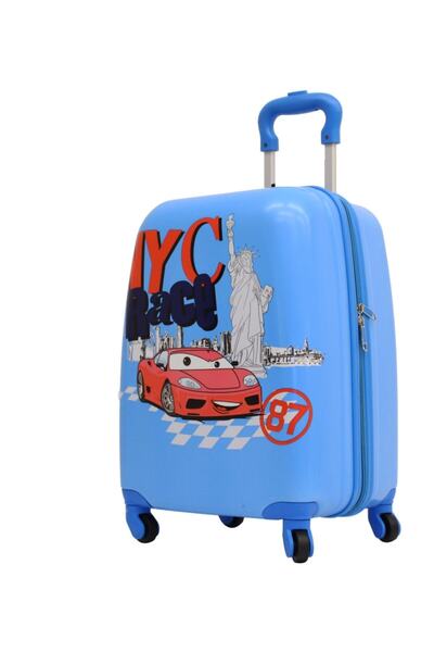 MÇS V 307 Nyc Race Mavi Çocuk Valizi, Bavul