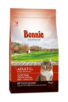 bonnie cocktail adult kuru kedi mamasi 1500 g fiyati yorumlari trendyol