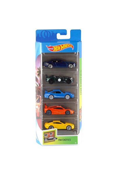 HOT WHEELS Hot Wheels Beşli Araba Seti Hw Exotics Serisi - Ghp50