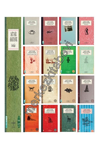 TÜRKİYE İŞ BANKASI KÜLTÜR YAYINLARI Sait Faik Abasıyanık Seti 17 Kitap