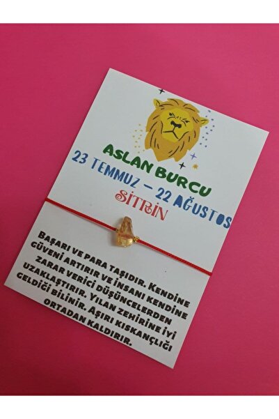 GÜMÜŞTEL EL SANATLARI سوار علامة زودياك من الحجر الطبيعي على شكل أسد معتمد من...