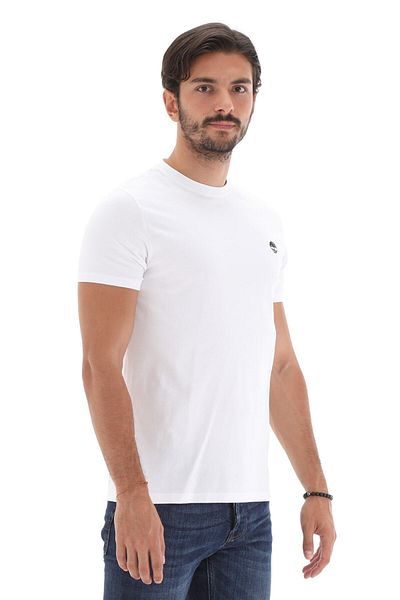 Timberland Μπλουζάκι Dunstan River Crew με κοντό μανίκι λευκό