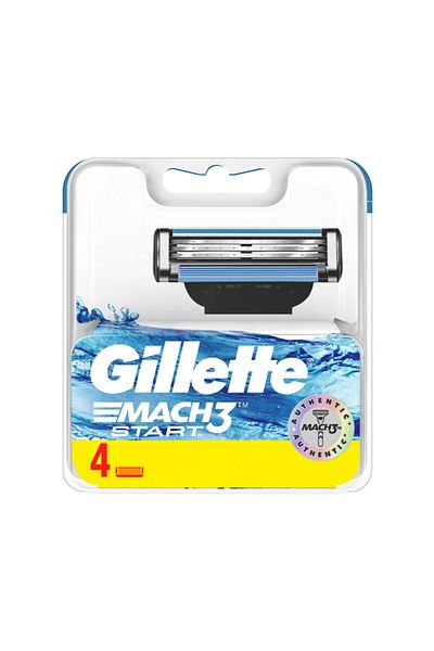 Gillette العلامة التجارية: Mach3 Start شفرات الحلاقة البديلة 4 قطع الفئة: شفرات الحلاقة