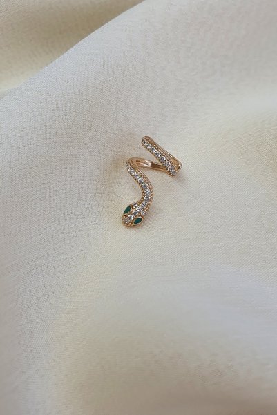BUNNY Mini Yılan Küpe ( Sıkıştırmalı Kıkırdak )