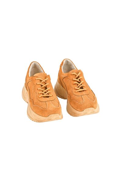 NOOSY Leather Tan Women's Sneakers