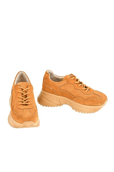 NOOSY Leather Tan Women's Sneakers