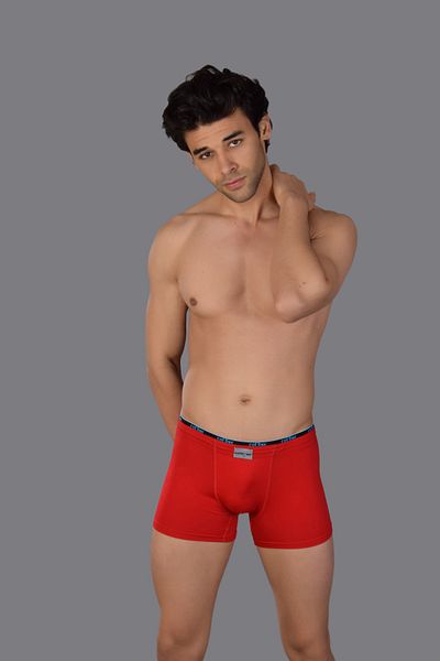COTBOXER Towel Modal Men's Boxers - Red
