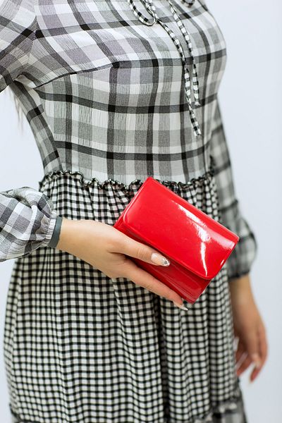 weem bag Geantă portofoliu roșie pentru femei