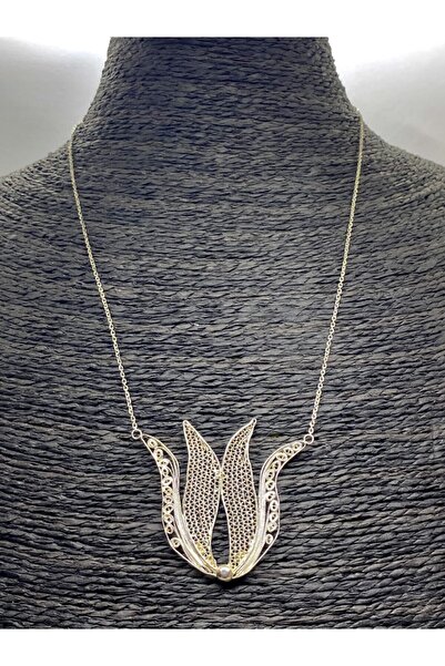 byozgeunal "lale" Telkari 925 Ayar Gümüş Kolye